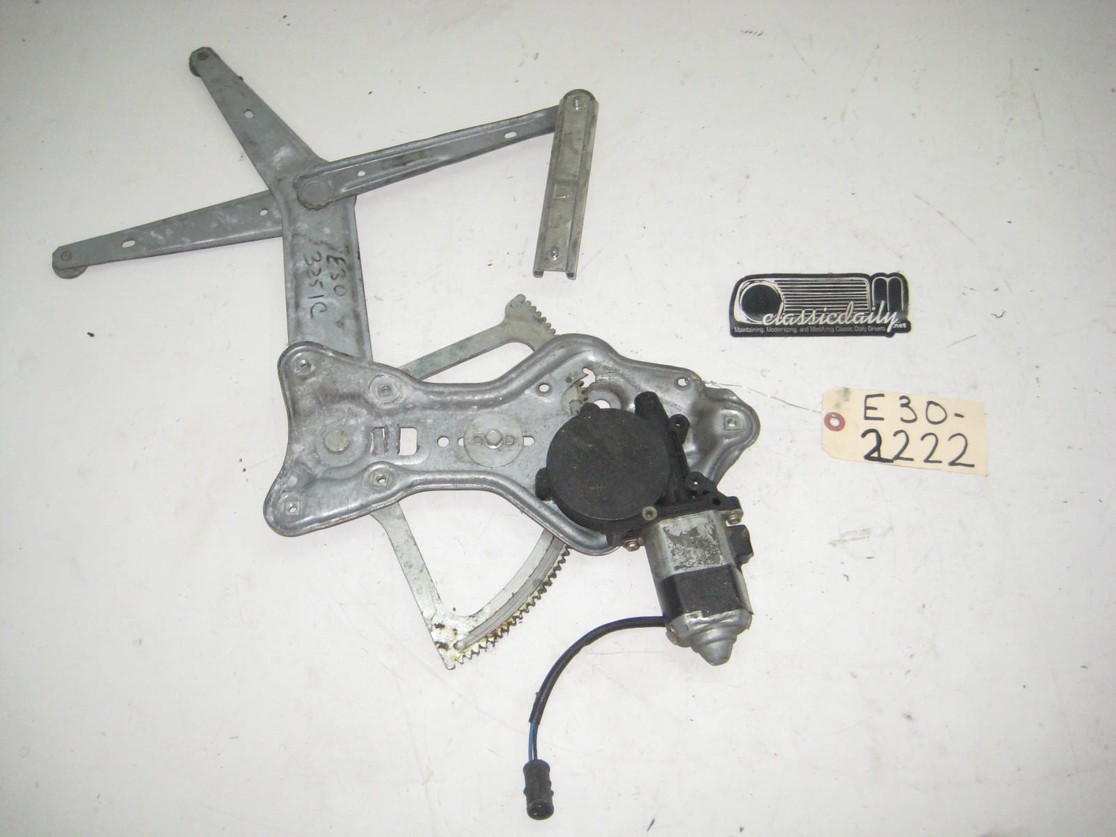 bmw e30 325 318 325ic passenger front window regulator convertible