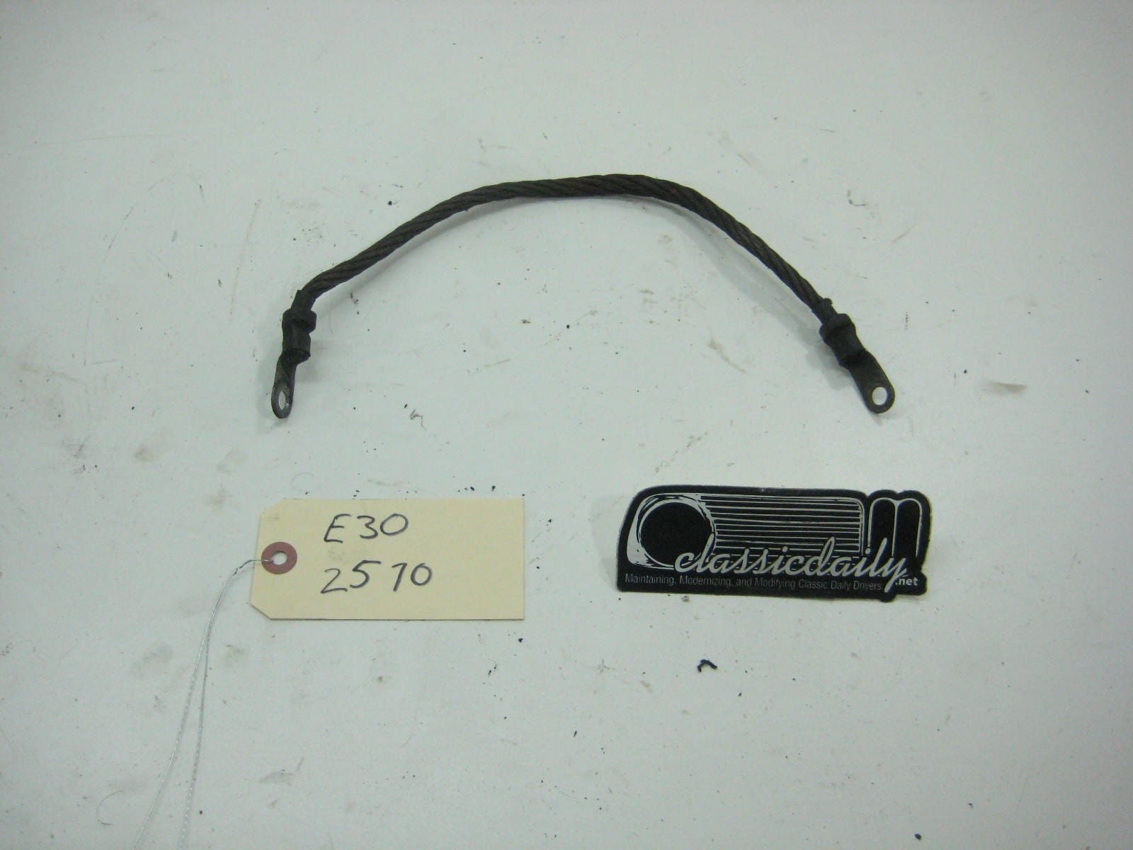 bmw e30 325 318 ix ground cable 3