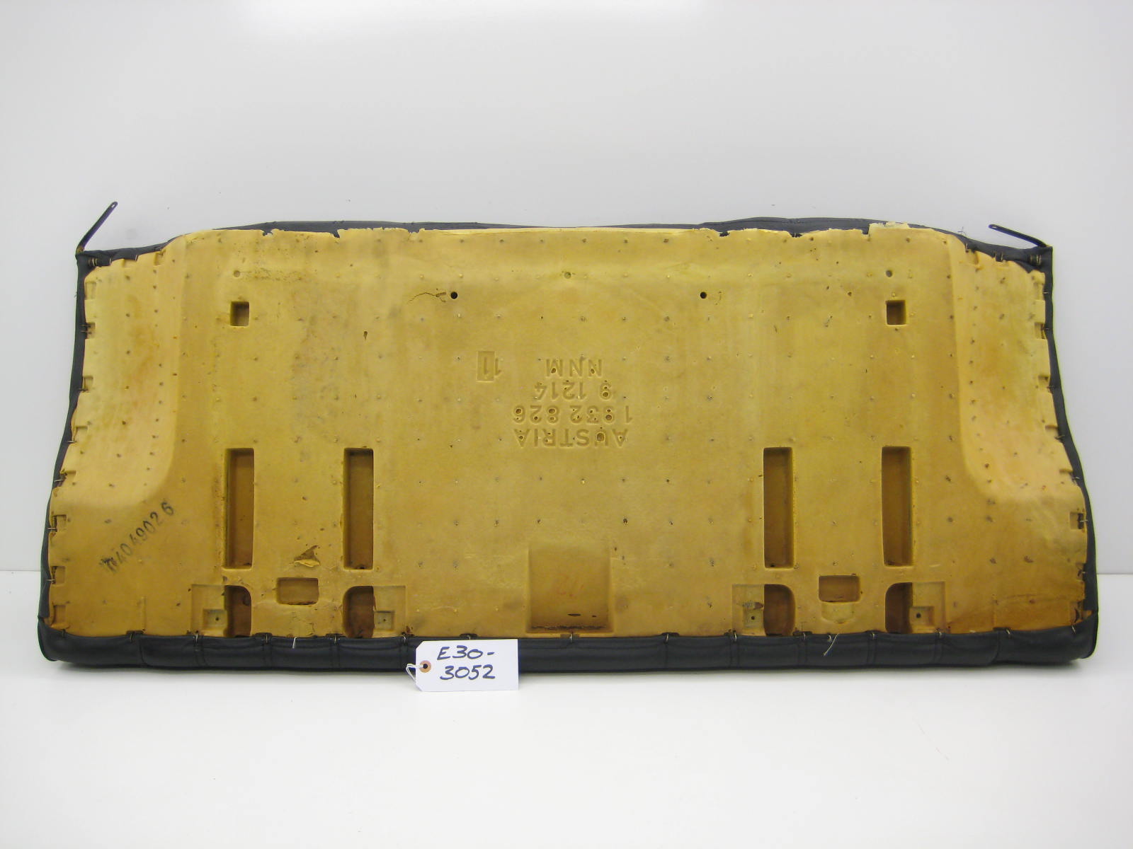 bmw e30 318 325 rear back seat upper