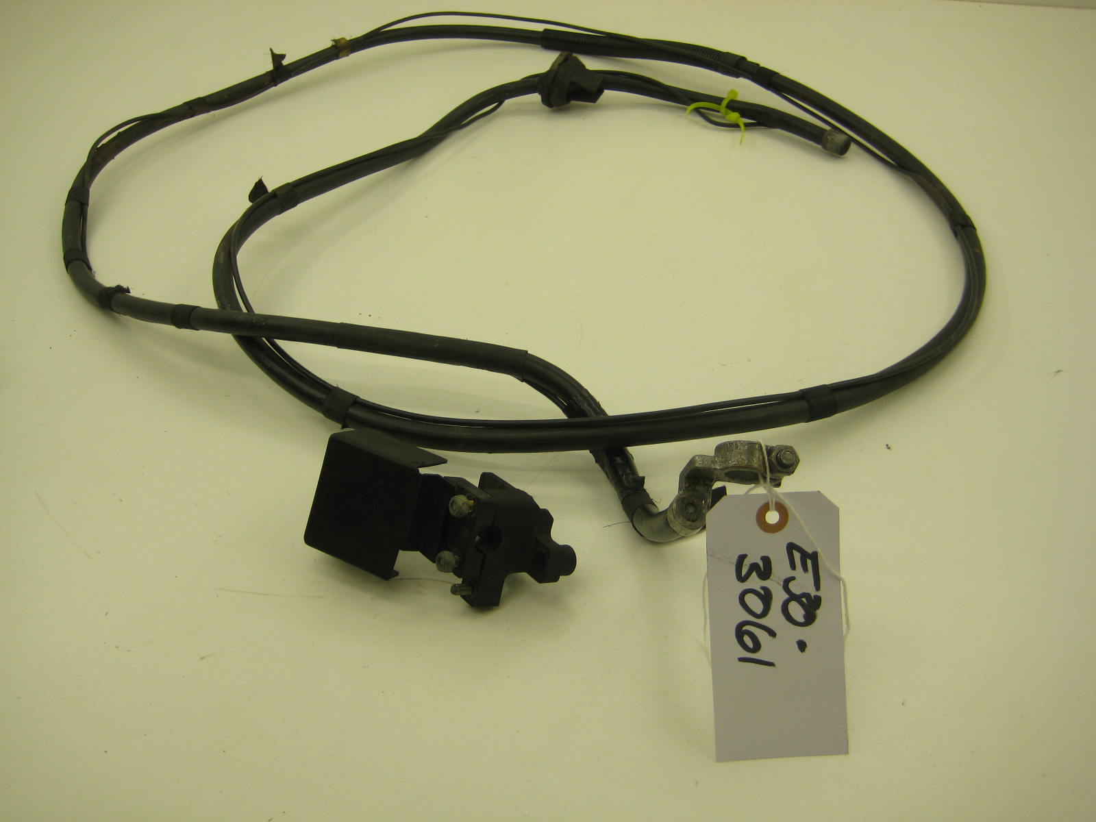 bmw e30 318 325 battery cable with mount