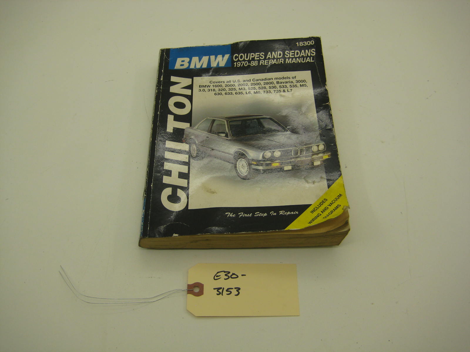 bmw e30 318 325 chilton repair manual