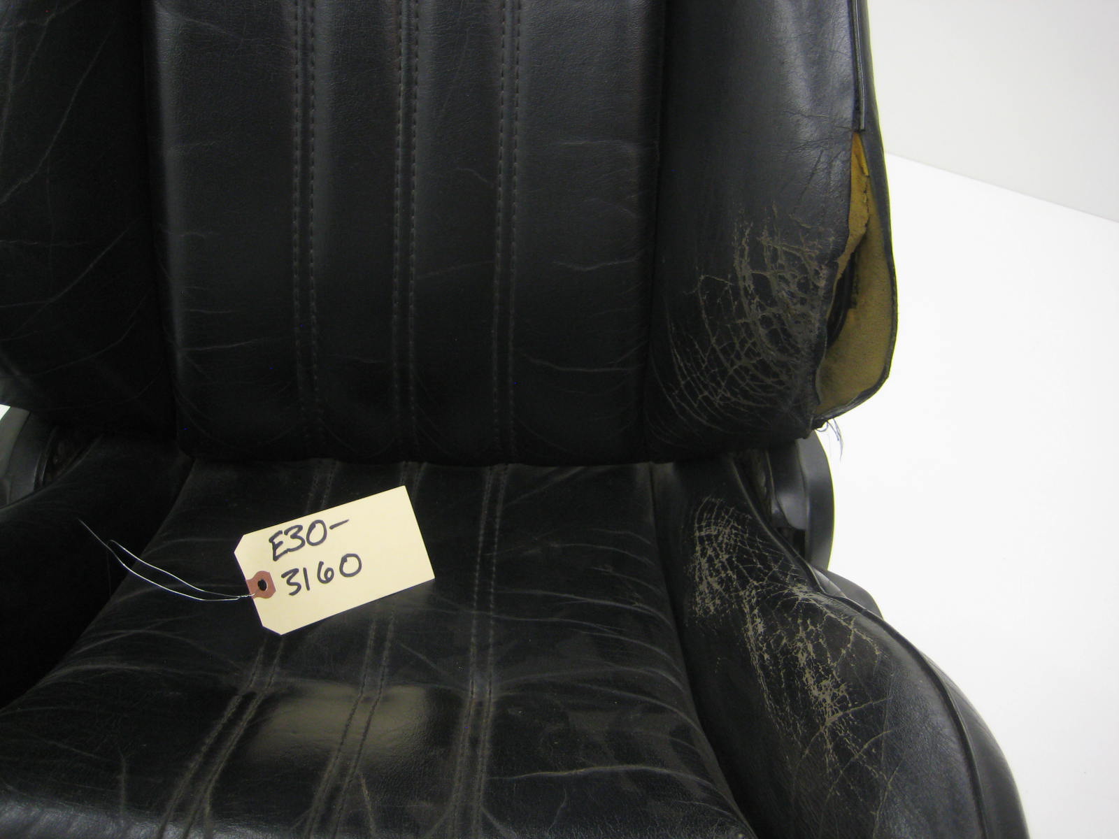 bmw e30 318 325 drivers side sport seat black coupe