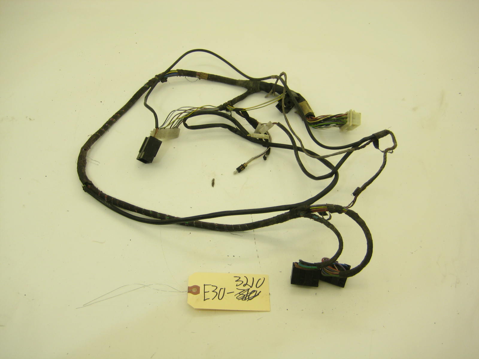 BMW E30 318 325 Dash Sector Wiring Harness Loom Early Model e30 3210