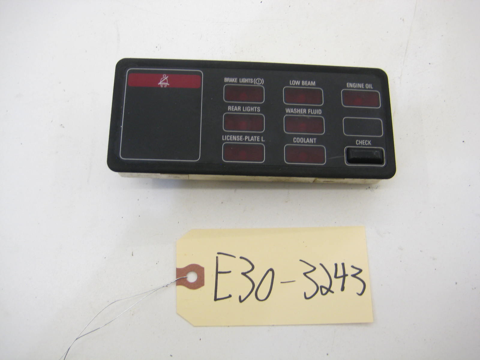 BMW E30 318 325 Check Panel E30 3243