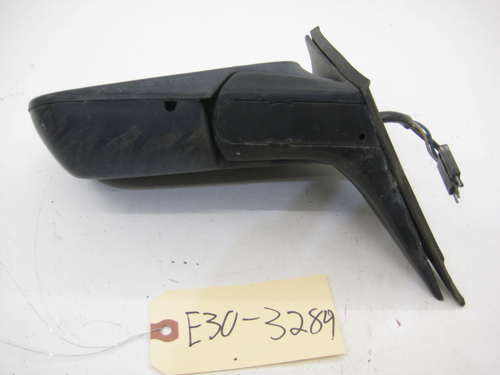 BMW E30 318 325 Drivers Left Black Side Mirror E30 3289