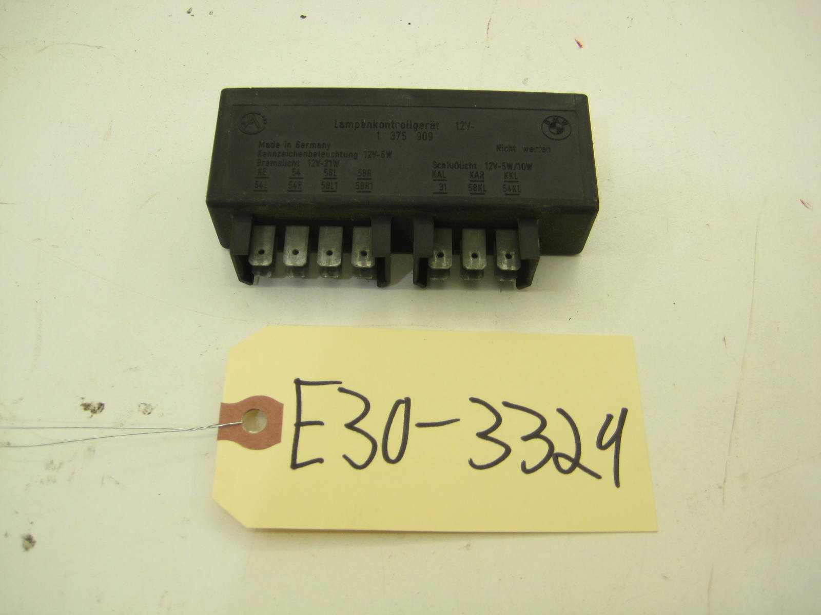 BMW E30 318 325 Check Panel Module E30 3329