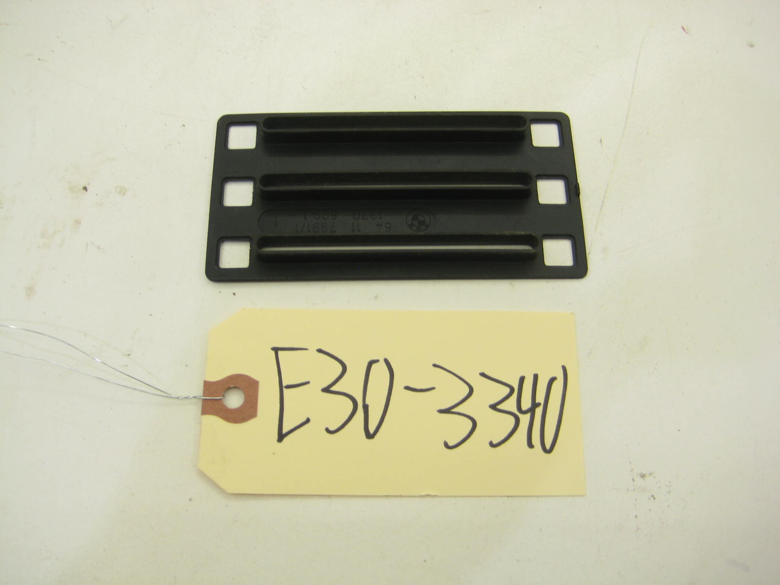 BMW E30 318 325 HVAC Control Cover E30 3340