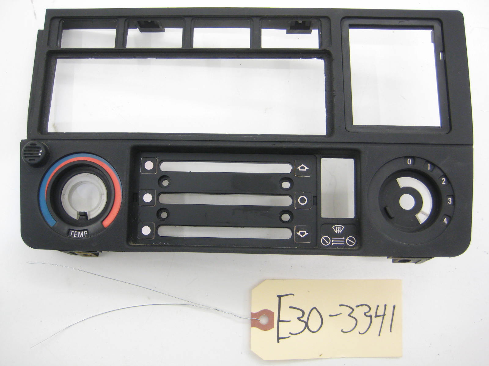 HVAC Control Trim Panel
