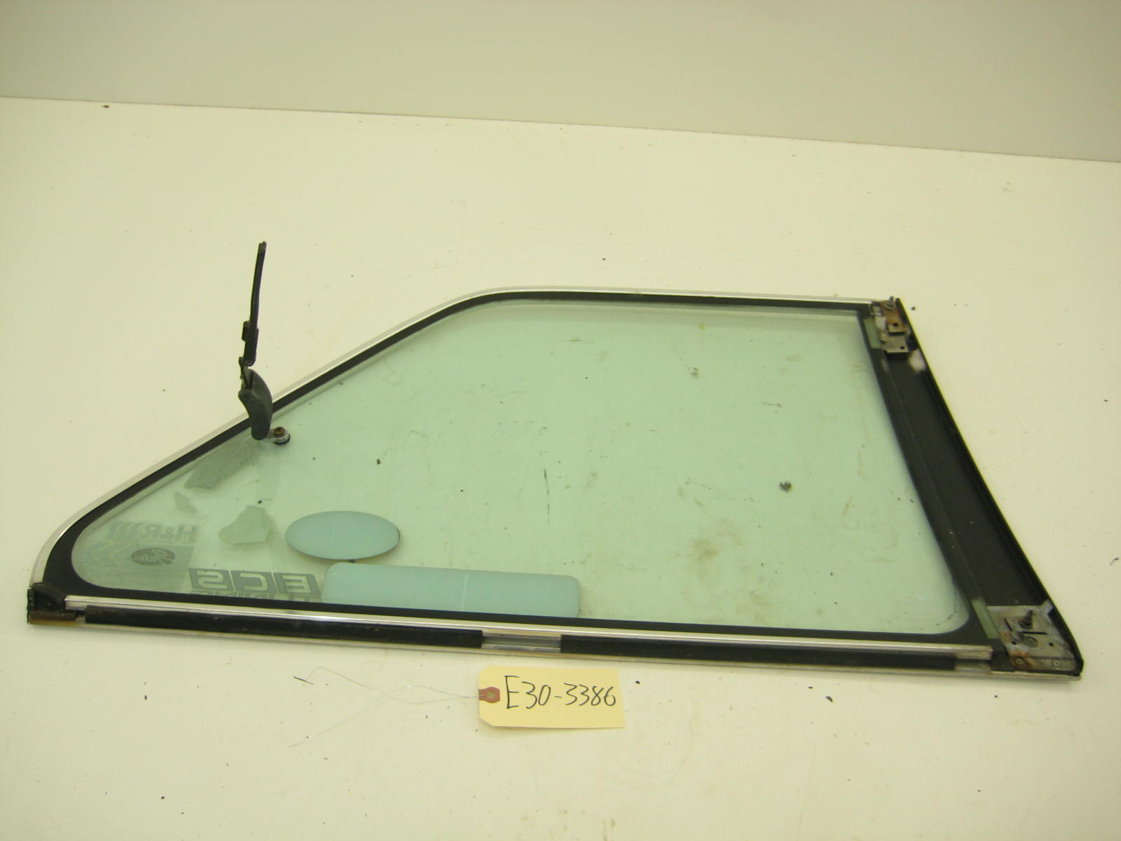 BMW E30 318 325 Driver Left Flip Out Rear Window E30 3386