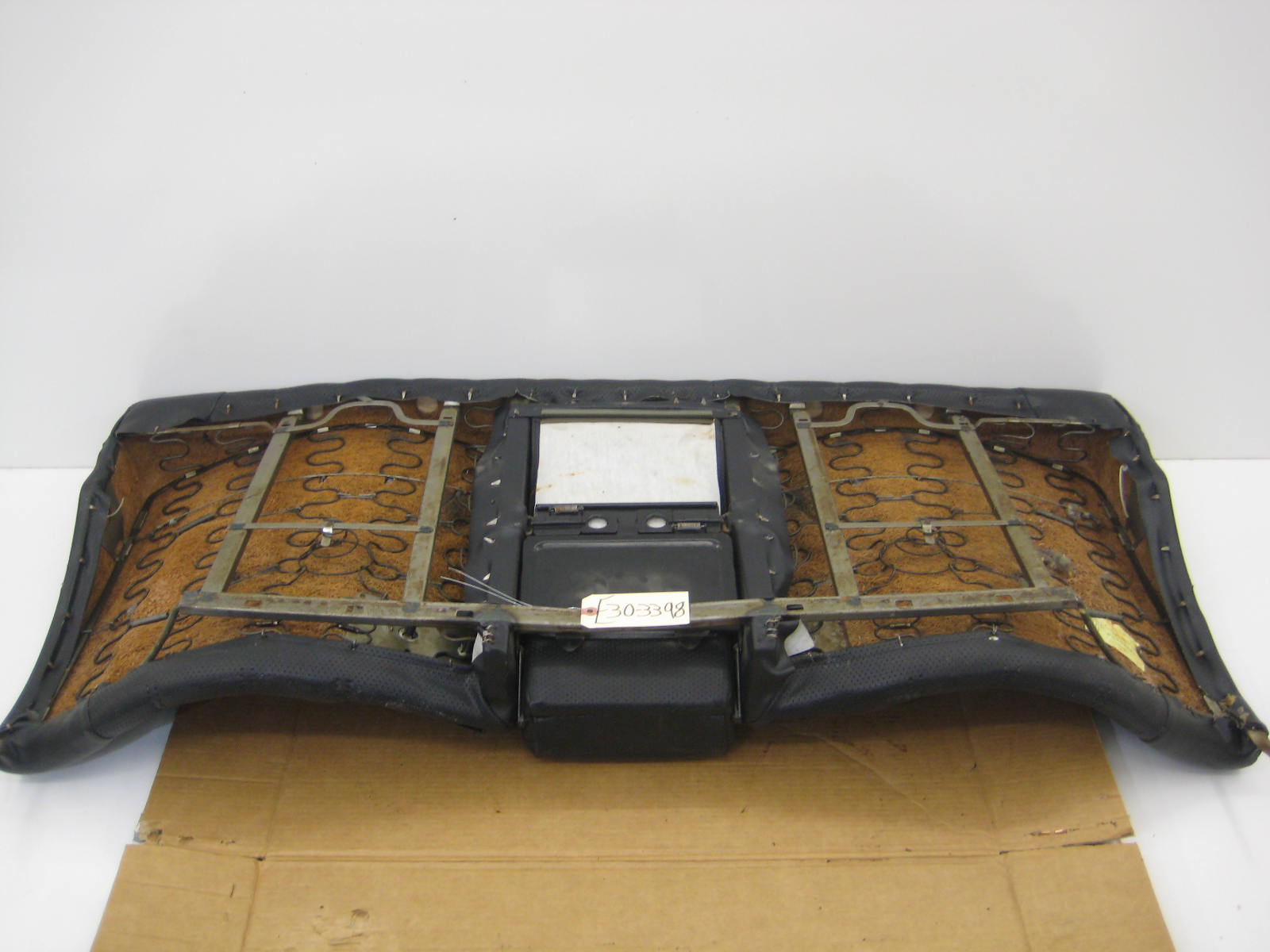 Black Vinyl Arm Rest Seat Back