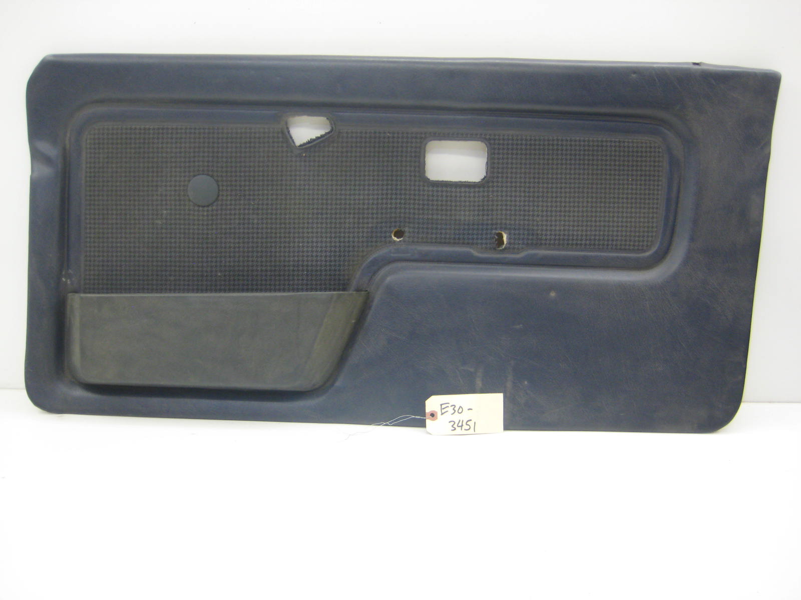 Passenger Side Coupe Door Card Blue Houndstooth