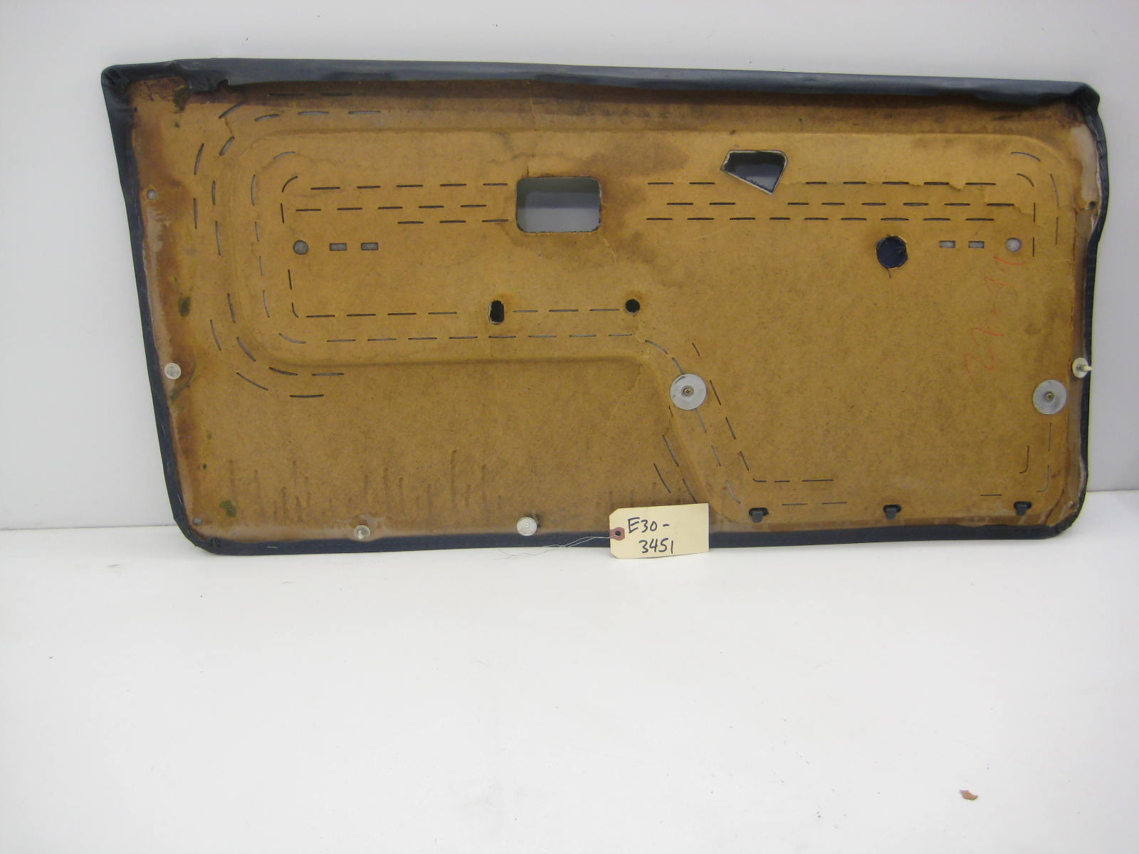 Passenger Side Coupe Door Card Blue Houndstooth
