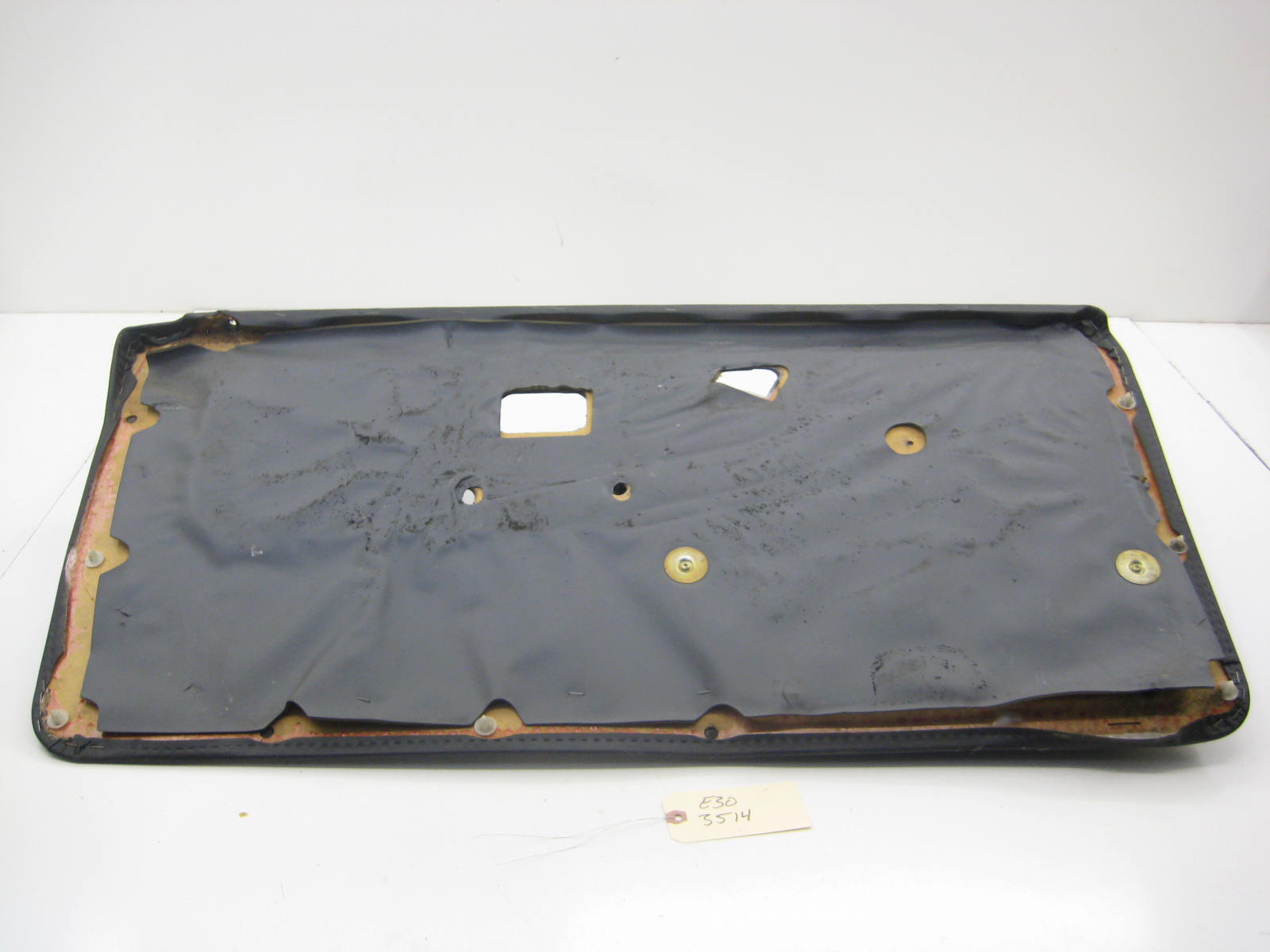 Right Passenger Front Coupe Door Card Black