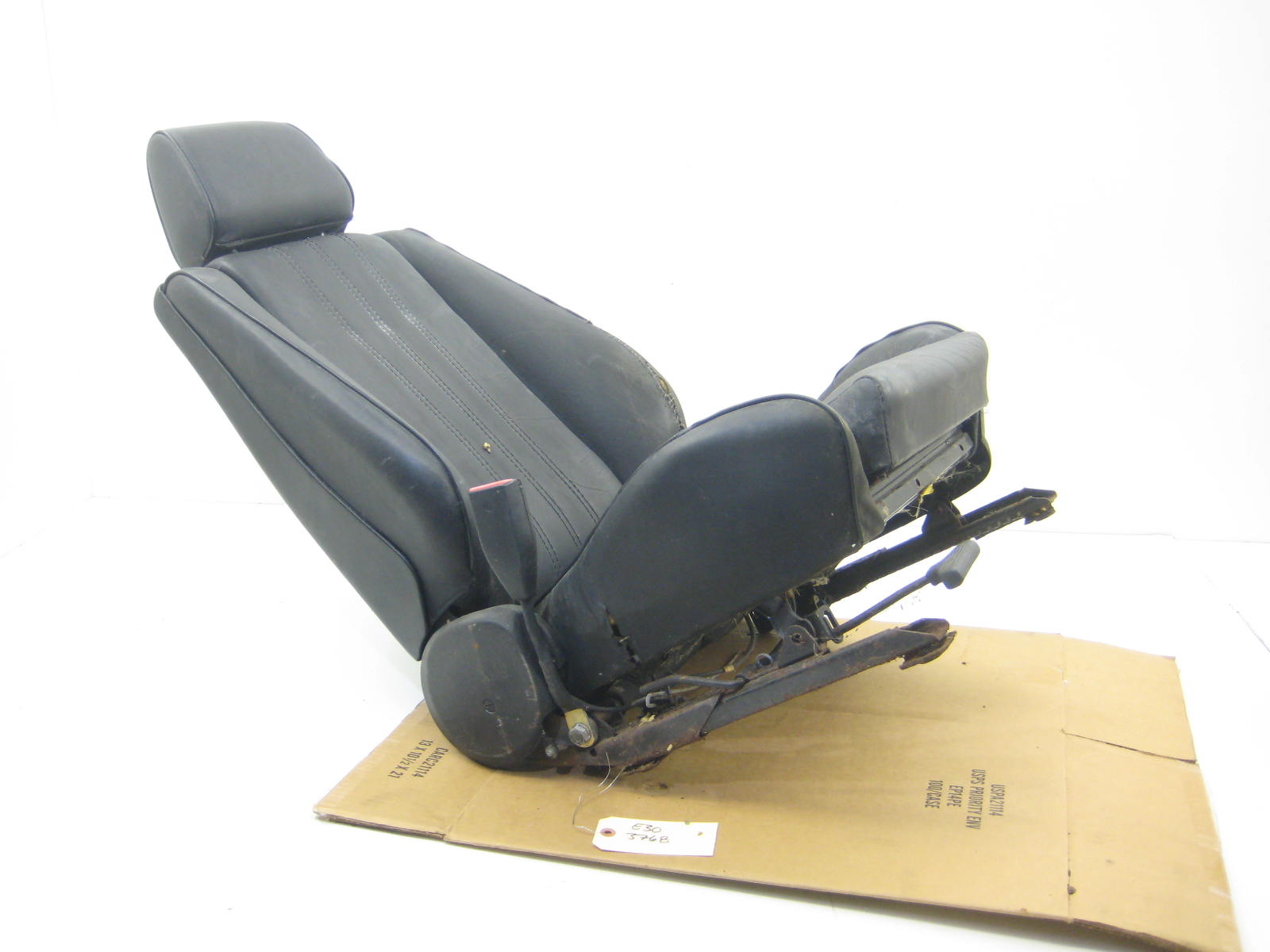 Black Driver Left Coupe Sport Seat