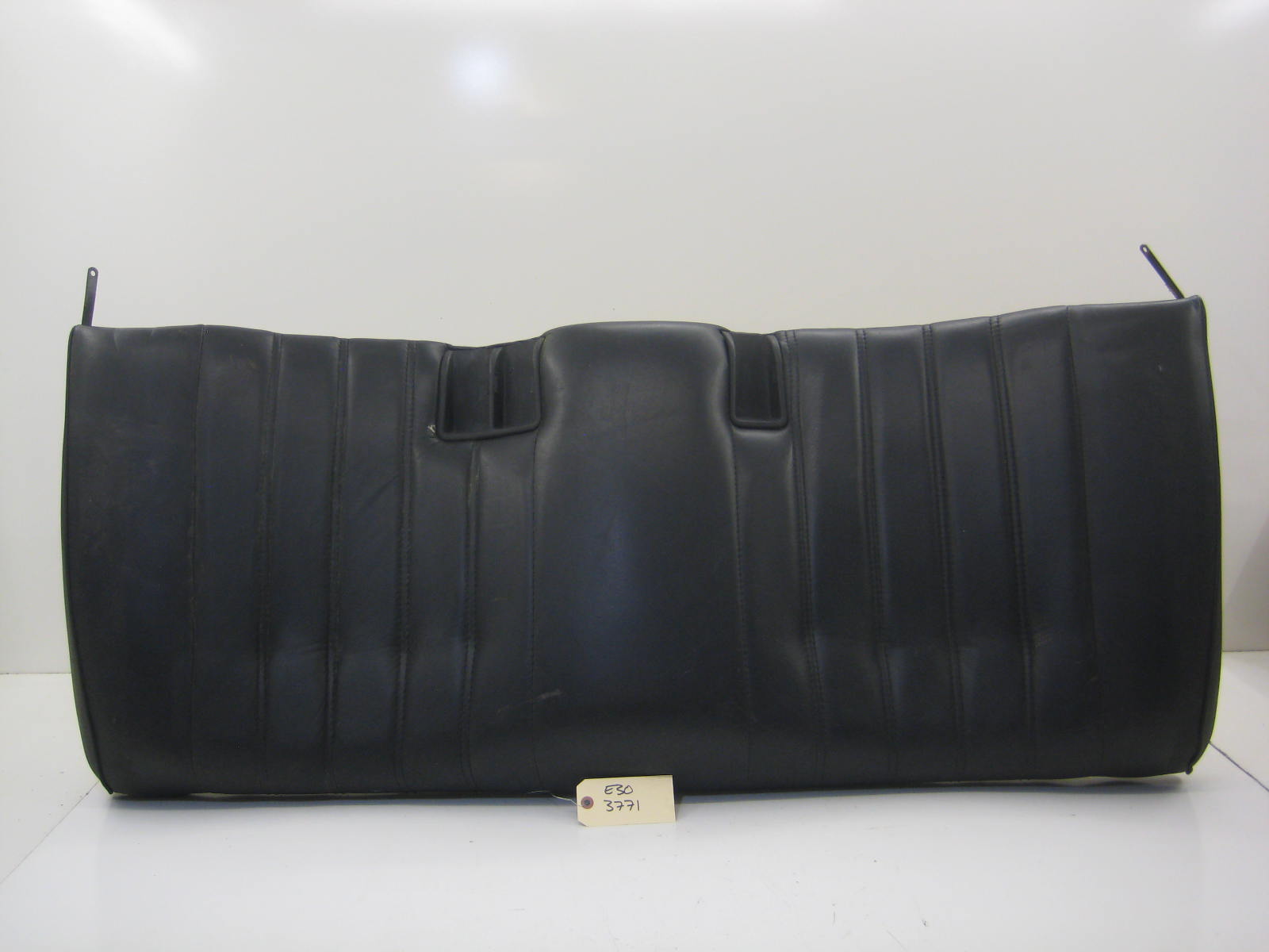 Black Leather Couple Seat Back