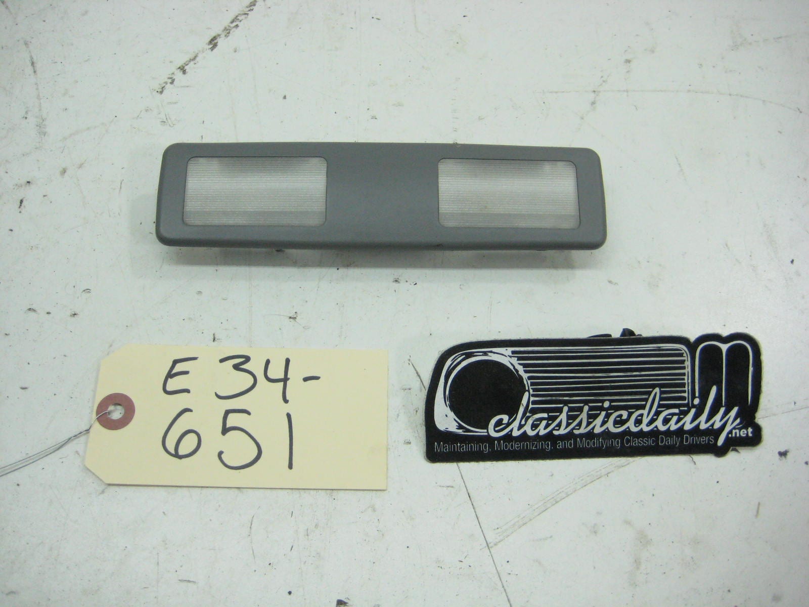 bmw e34 535 m5 interior dome light side