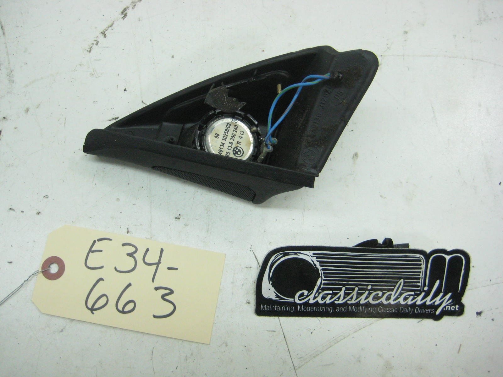 bmw e34 535 m5 passenger door tweeter