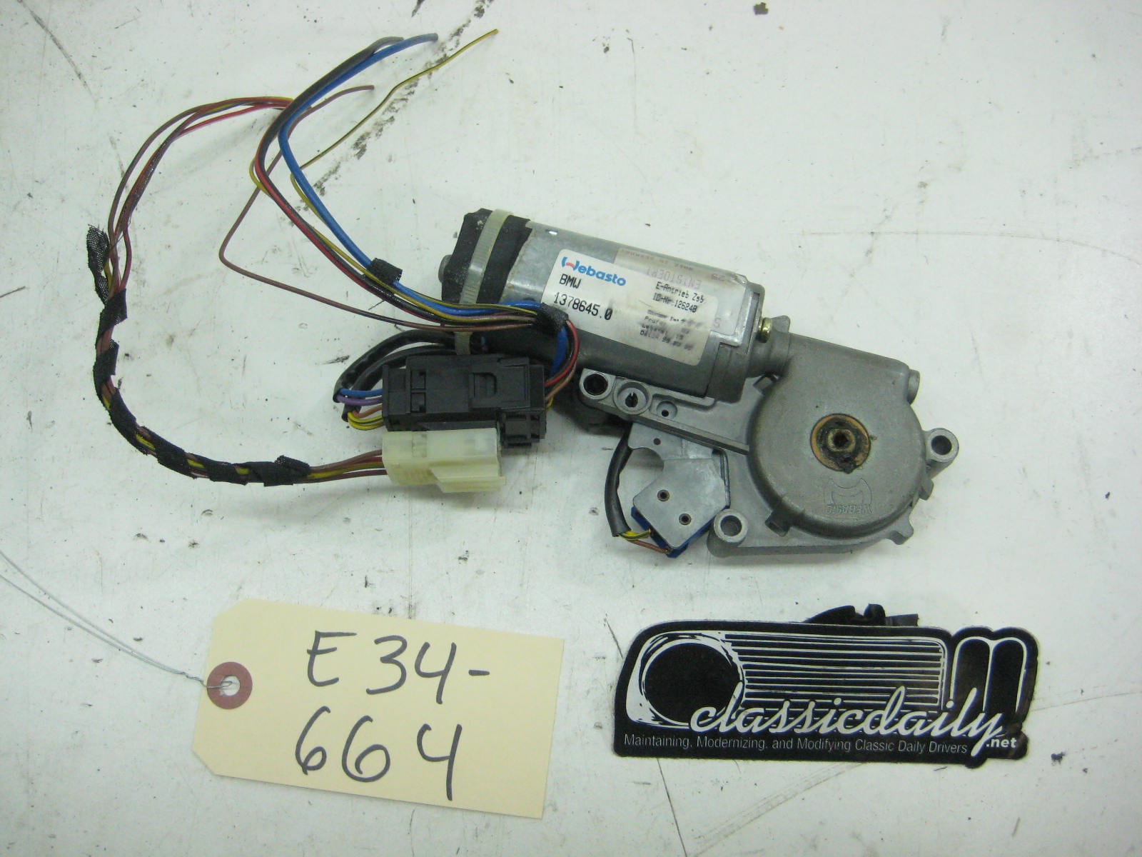 bmw e34 535 m5 sunroof motor 2