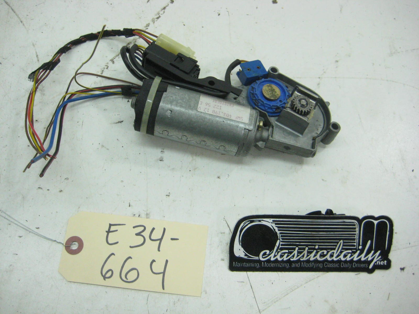 bmw e34 535 m5 sunroof motor 2