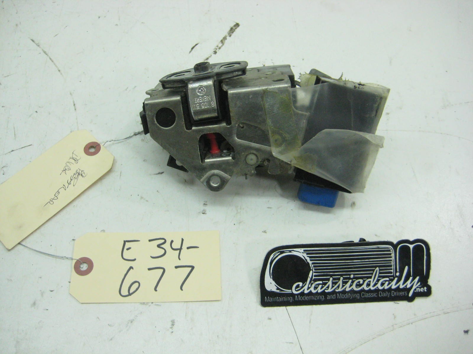 bmw e34 535 m5 drivers left rear door handle assembly latch