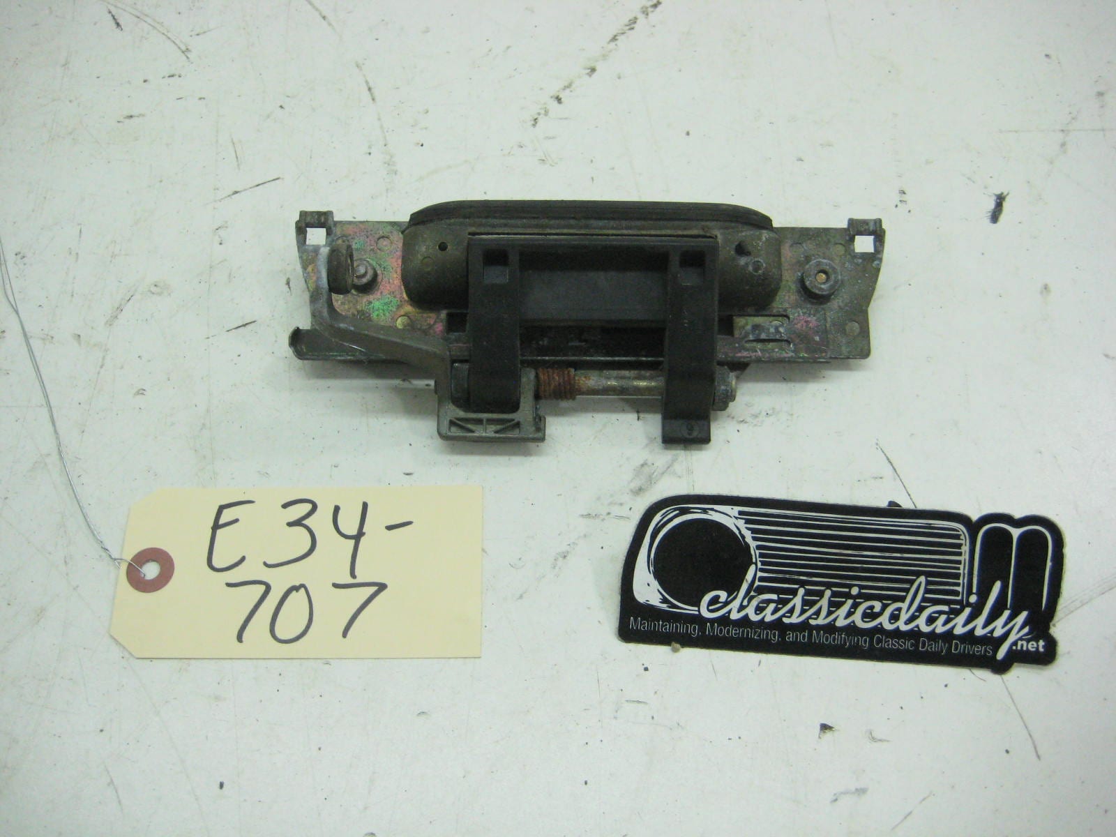 bmw e34 535 m5 right rear door handle