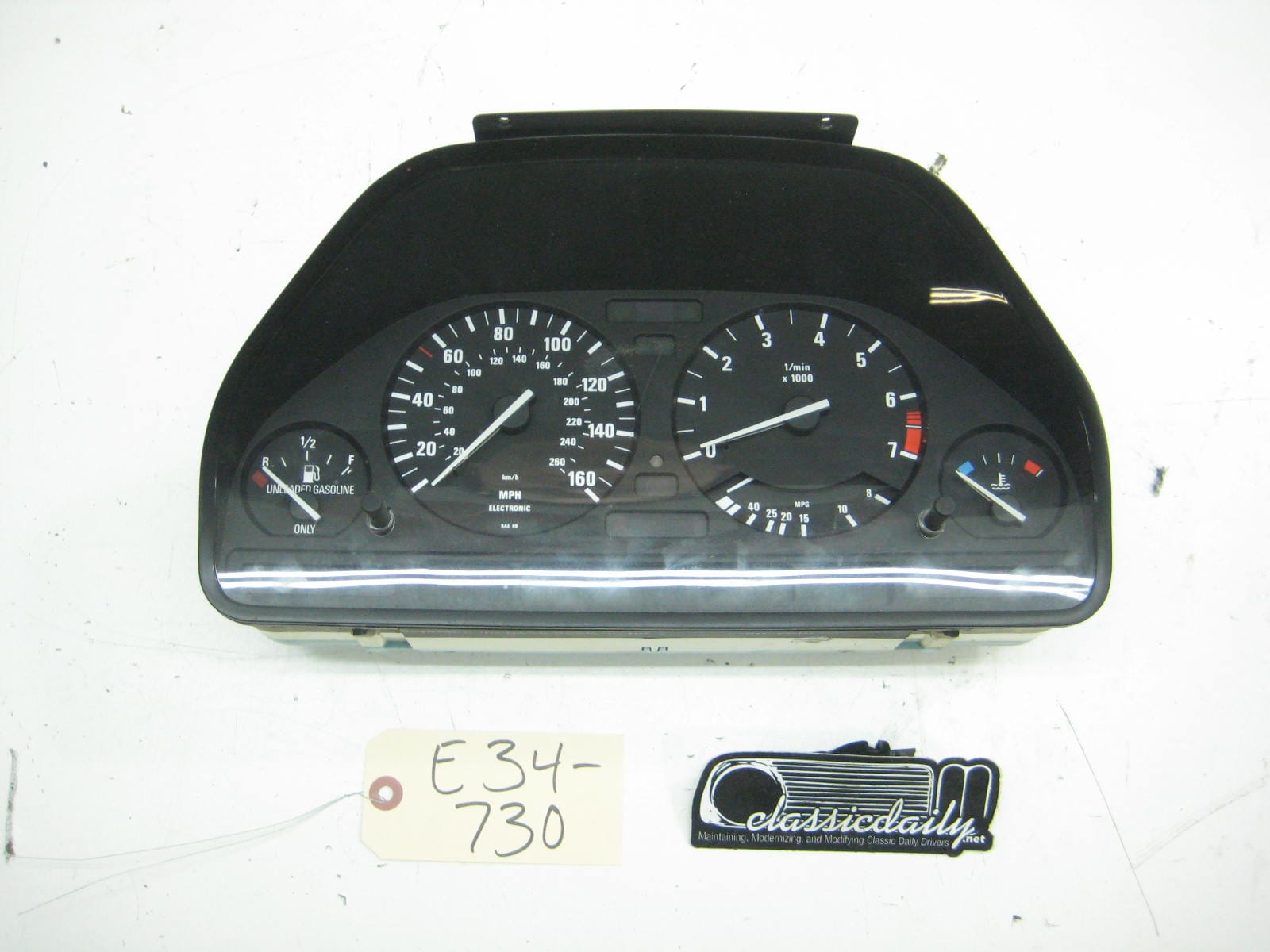 bmw e34 535 m5 540 instrument cluster
