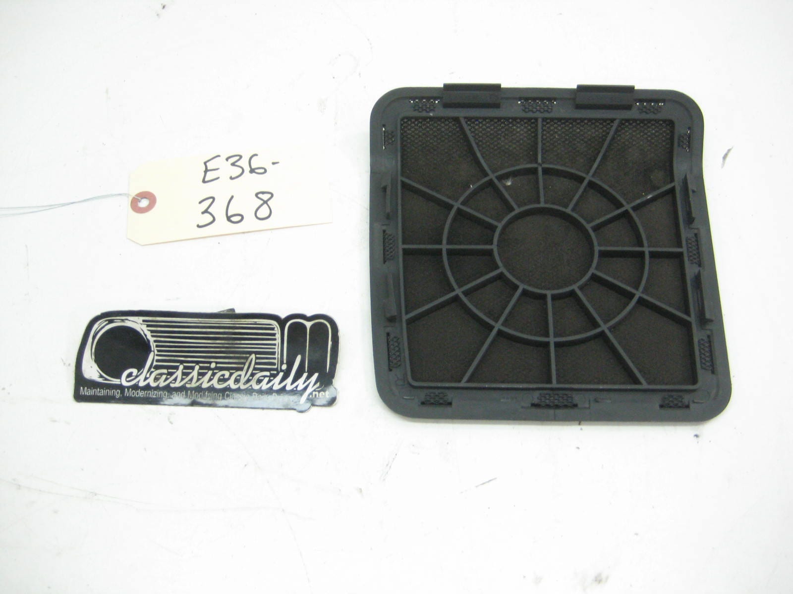 bmw e36 325 328 m3 black right rear speaker grill