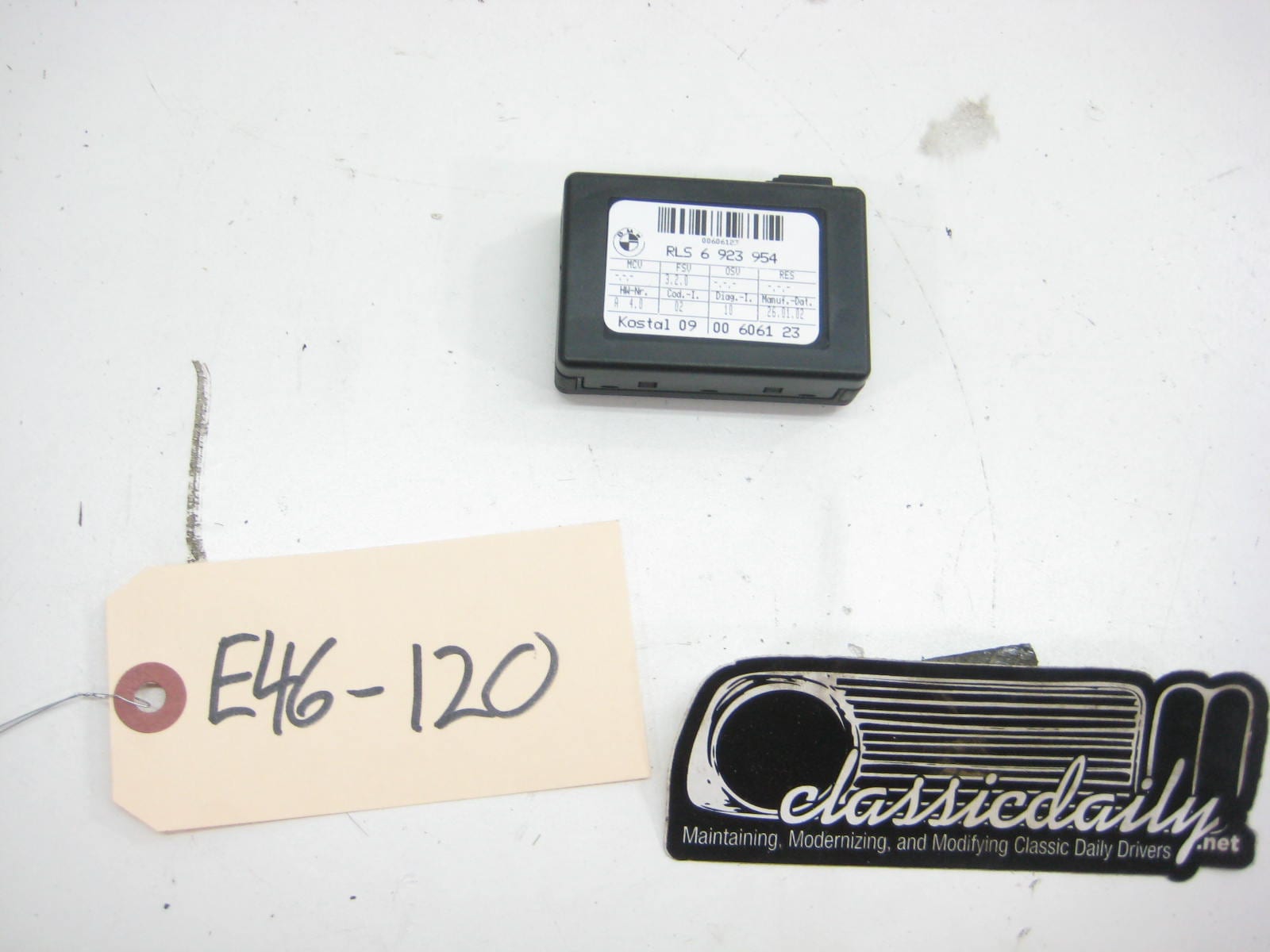 bmw e46 m3 windshield wiper sensor module rls 6 923 954