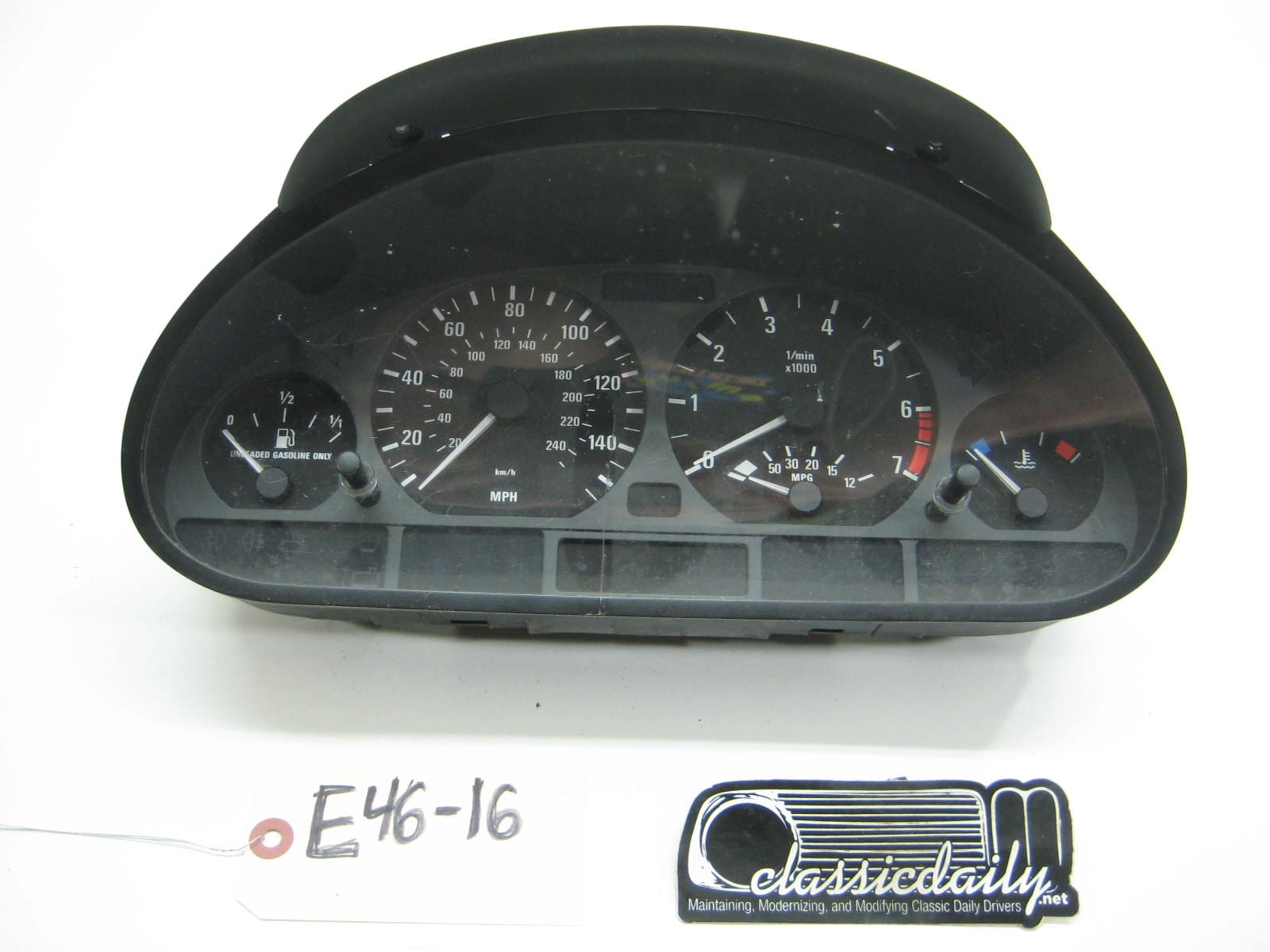 bmw e46 325 330 7k cluster