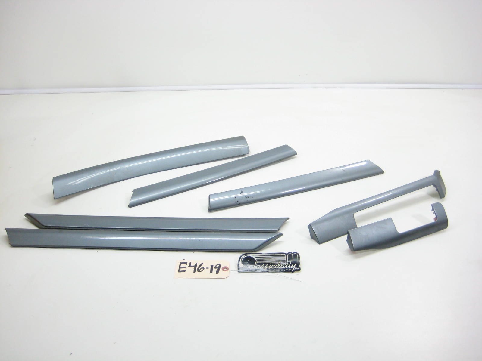 bmw e46 m3 325 330 e46 sedan silver grey dash trim