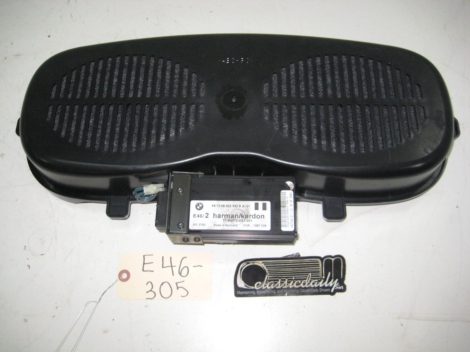 bmw e46 325 330 harman kardon sub unit