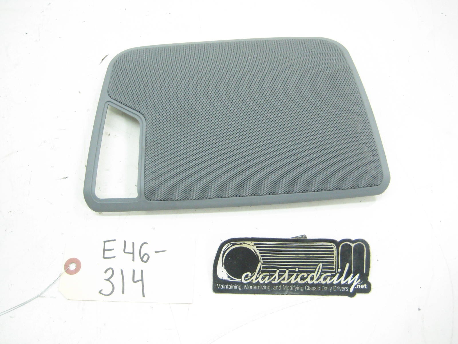 bmw e46 325 330 passenger side rear speaker cover