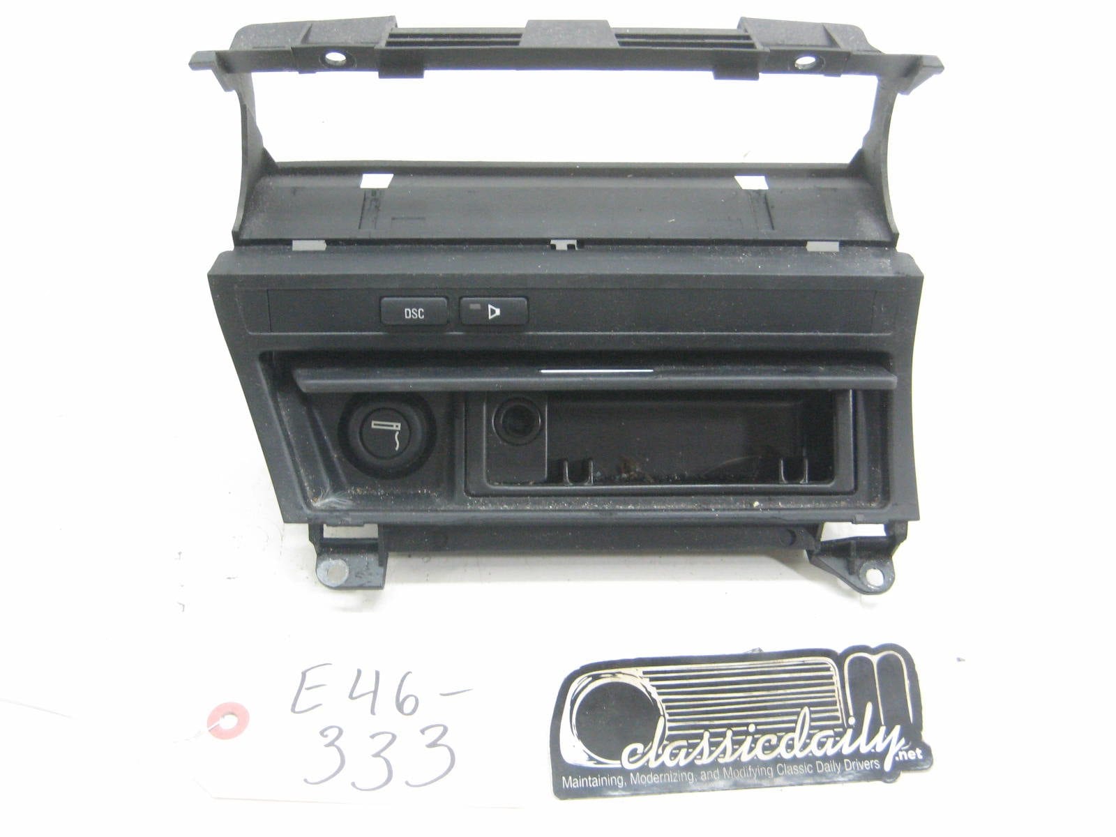 bmw e46 325 330 center console ashtray and buttons