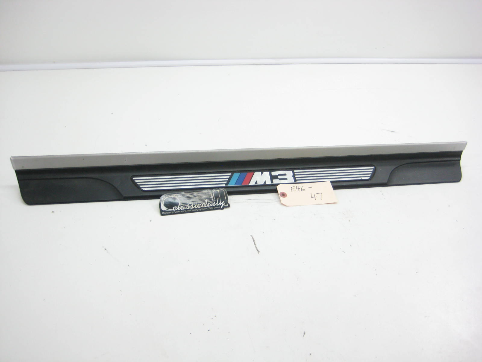 bmw e46 m3 door sill trim passenger side m3 m3 convertible