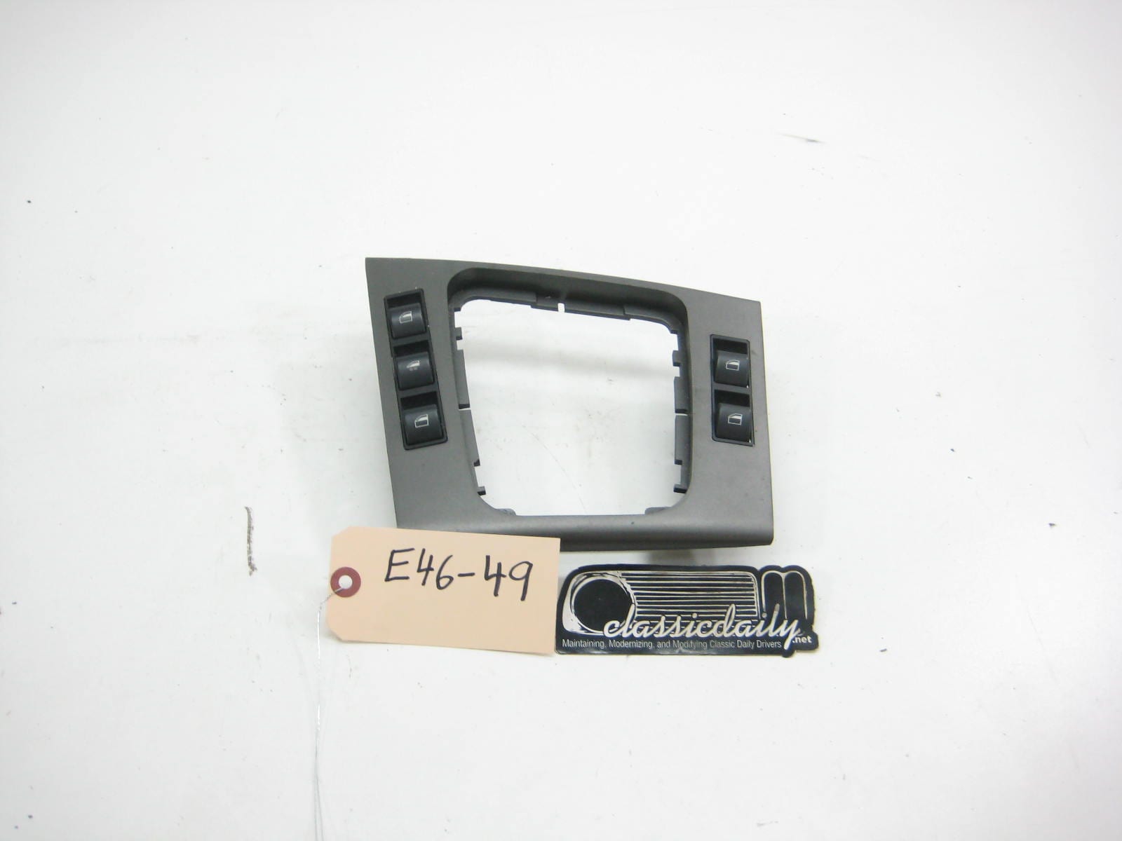 bmw e46 m3 325 330 manual transmission shifter surround with switches
