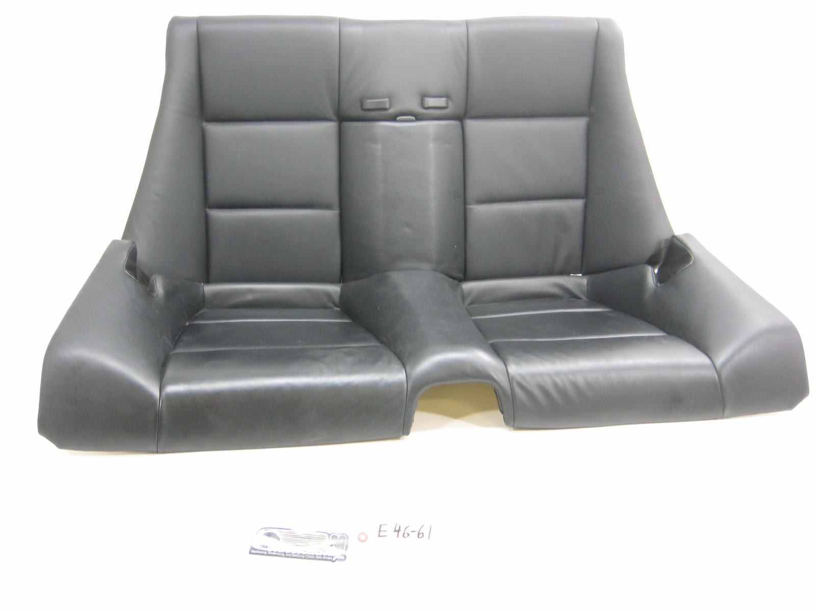 bmw e46 m3 325 330 m3 convertible rear seat black