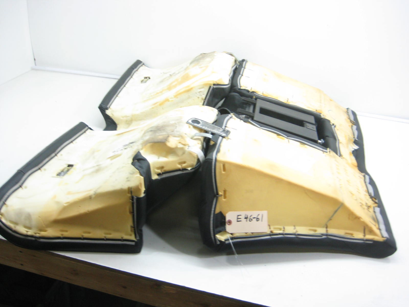 bmw e46 m3 325 330 m3 convertible rear seat black