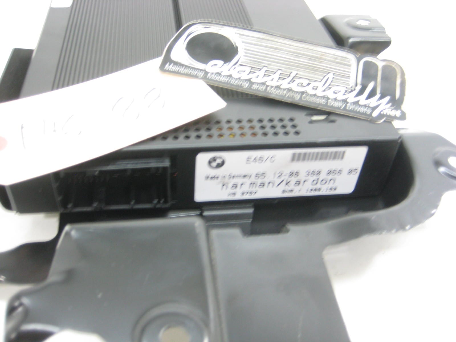 bmw e46 m3 325 330 harmon kardon stereo amp with mounting bracket