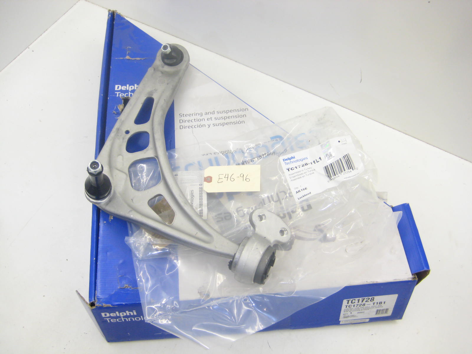 TC1728 Passenger Right Side Front Control Arm Delphi