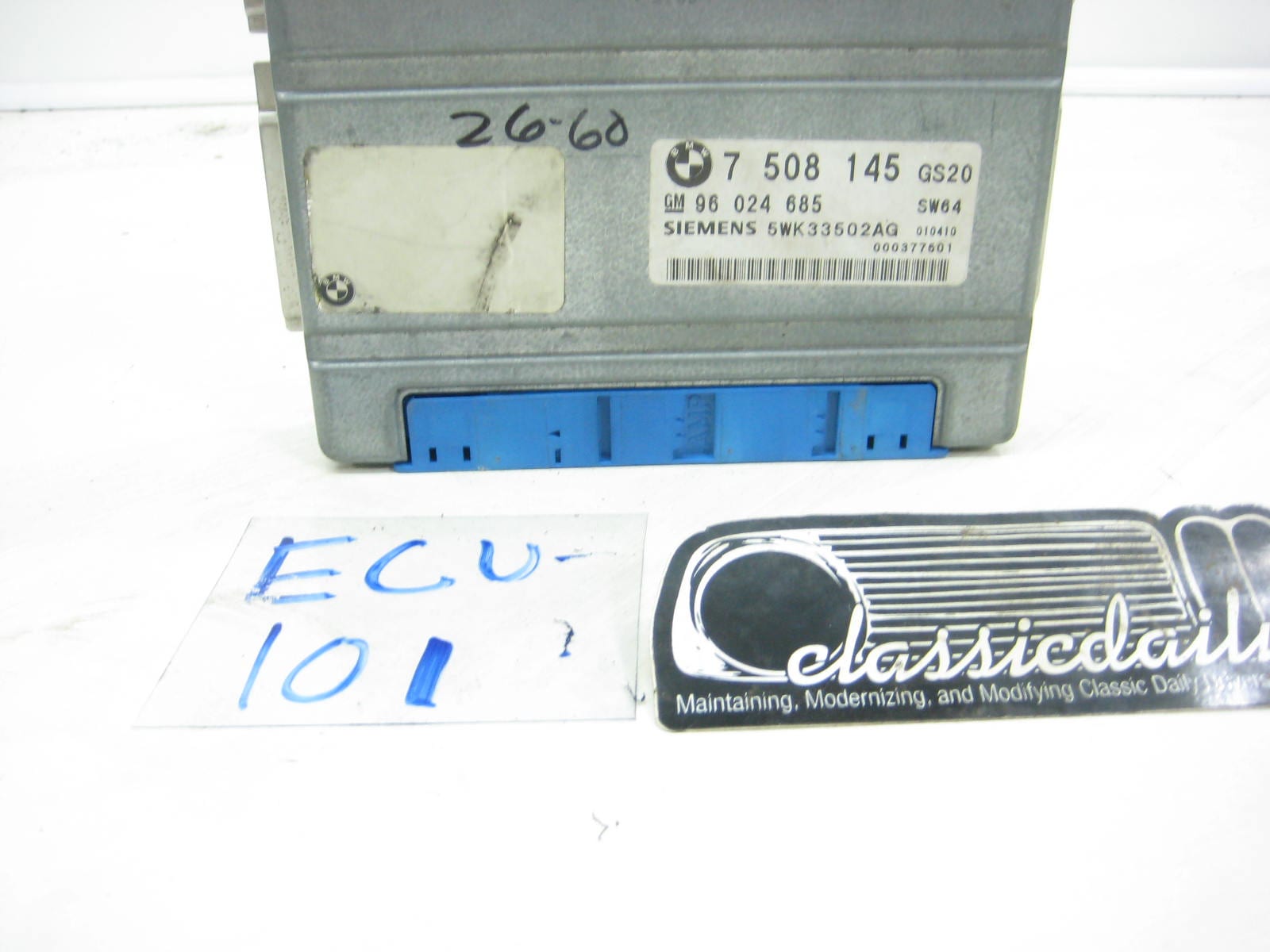 ecu computer 530i e39 tcm tcu transmission computer siemens 5wk33502ag
