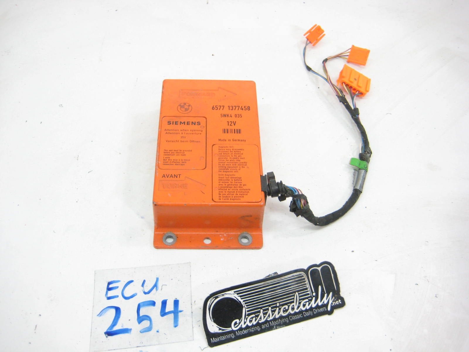 ecu computer bmw 6577 1377458 2