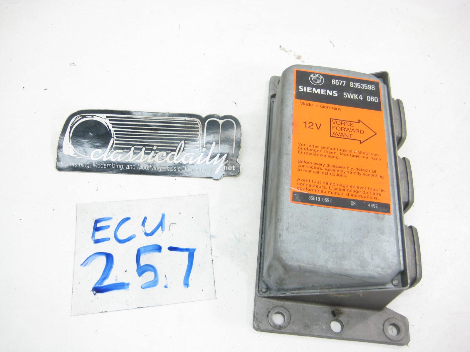 ecu computer bmw 6577 8353598 2