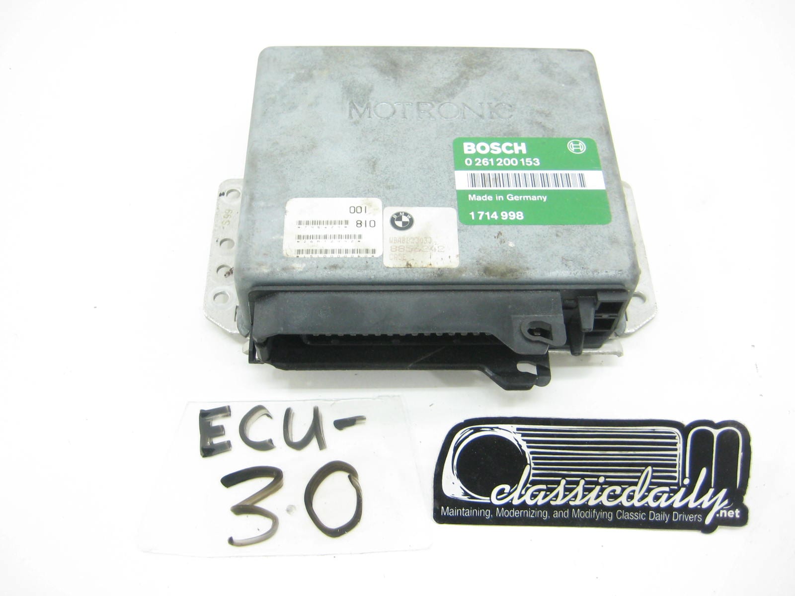 bmw motronic bosch dme engine computer e30 m20 325i 0 261 200 153