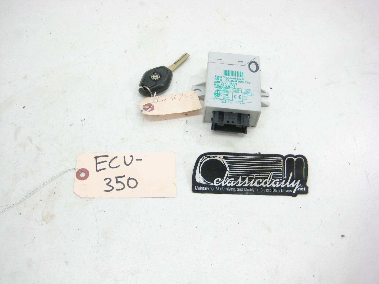 ecu computer ews module and key
