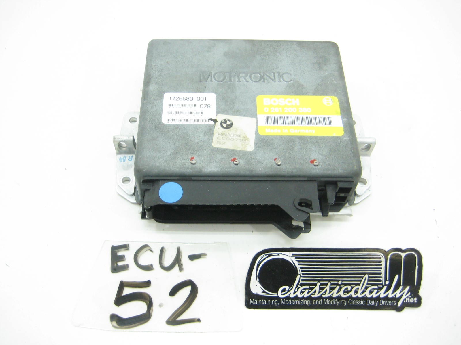 Bmw Motronic Bosch Dme Engine Computer M20 0 261 200 380 - Classic 