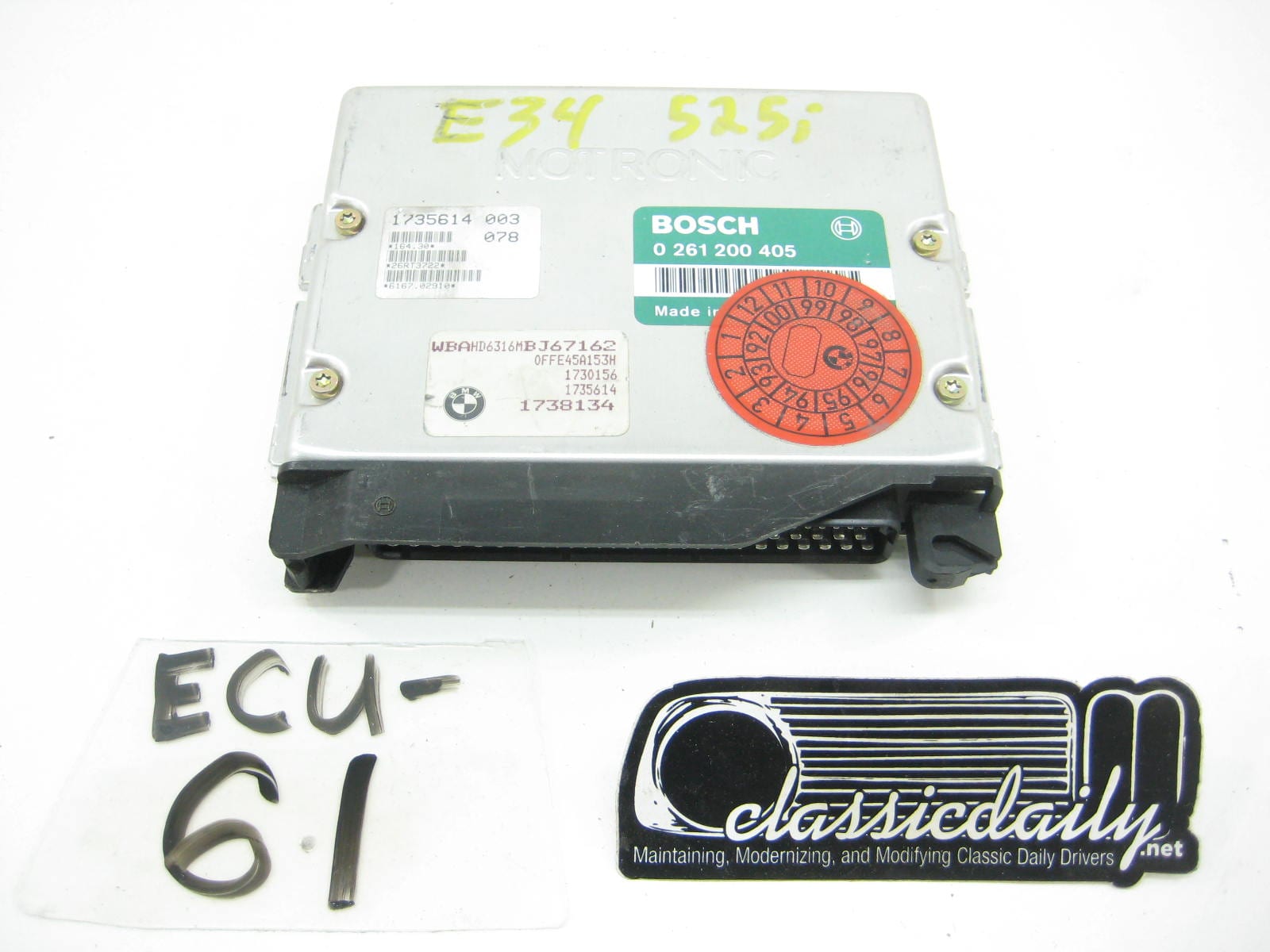 bmw motronic bosch dme engine computer e34 m50nv 0 261 200 405 3