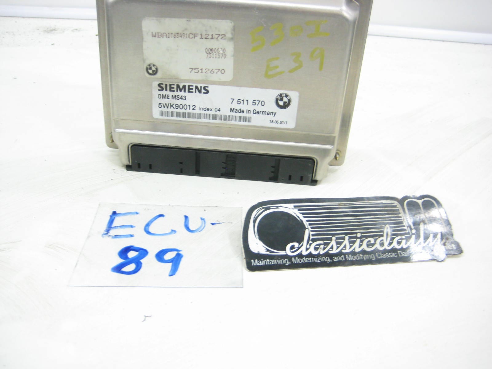 ecu computer siemens dme ms43 3