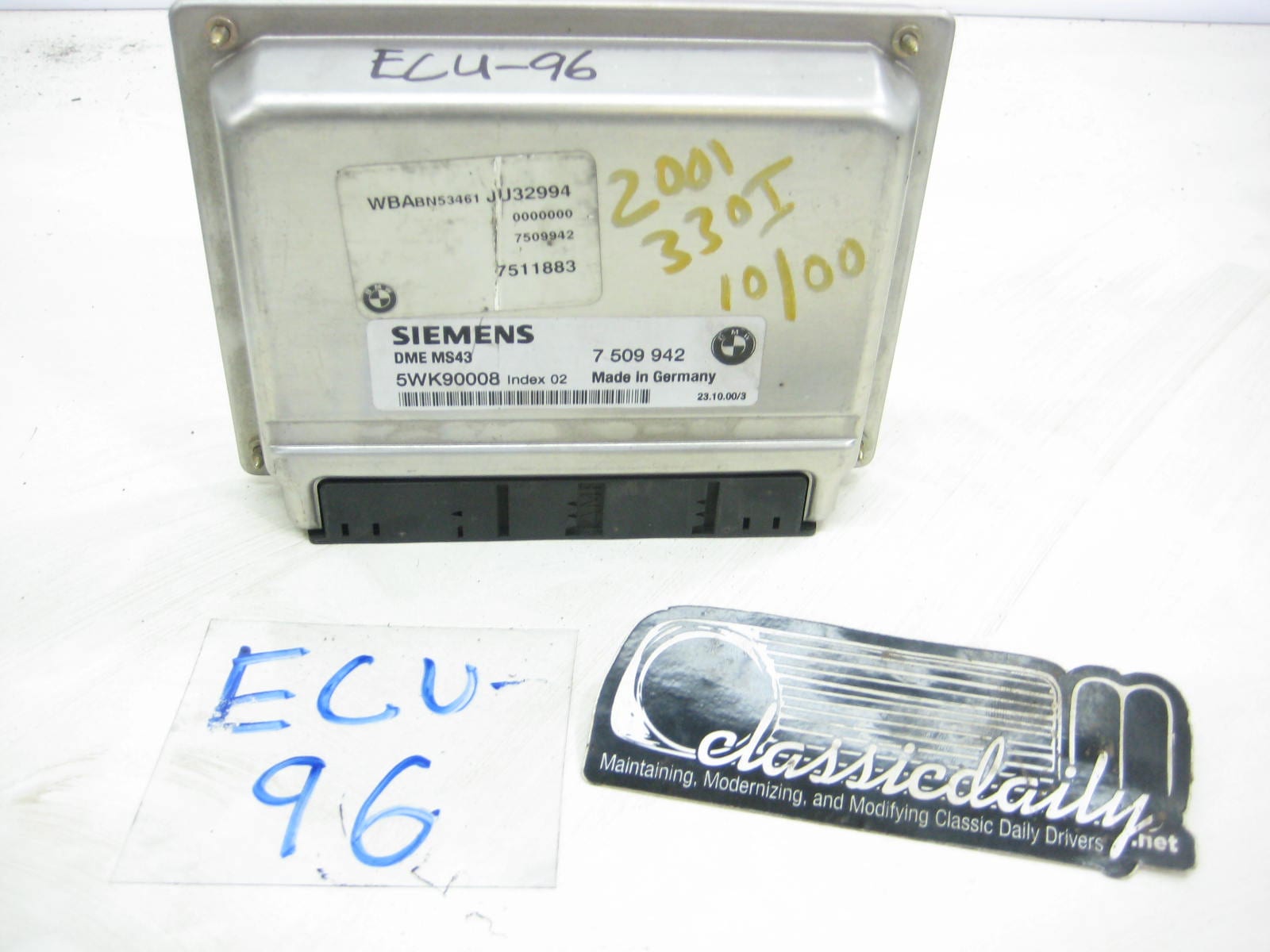 ecu computer siemens dme ms43 8