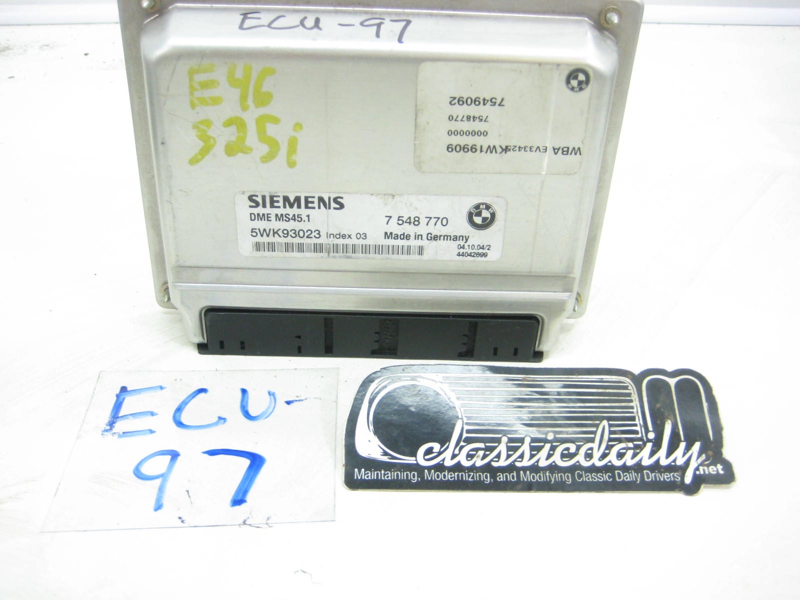ecu computer siemens dme ms45 1