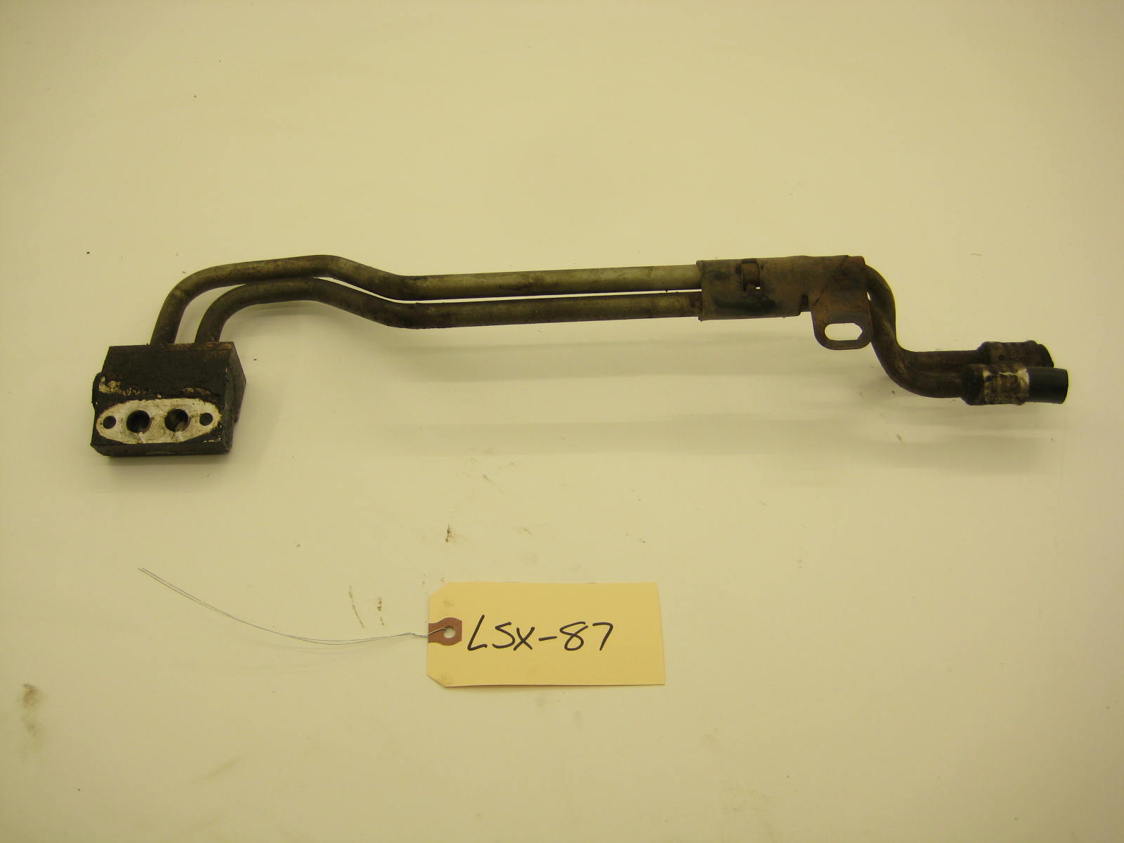 truck oil cooler lines cut